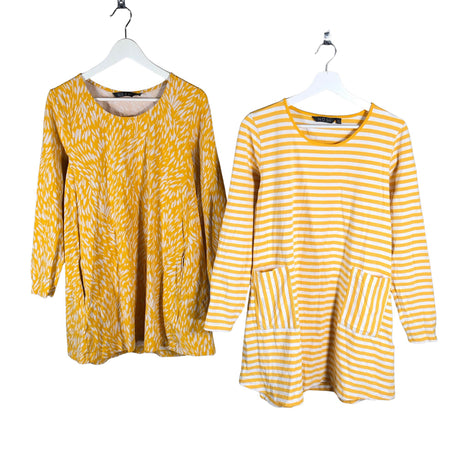 Unisex NOSH - Trikotaažist tuunika, suurus 46 - Kollane ()
