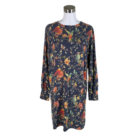 Unisex Blaa - Trikotaažist kleit, suurus 40 - Sinine ()