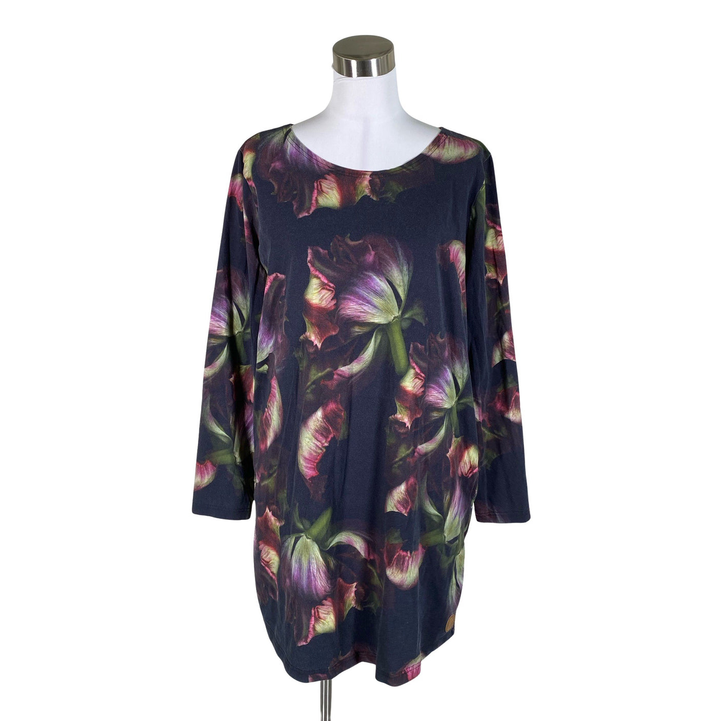 Unisex Blaa - Trikotaažist kleit, suurus 40 - Sinine (1)