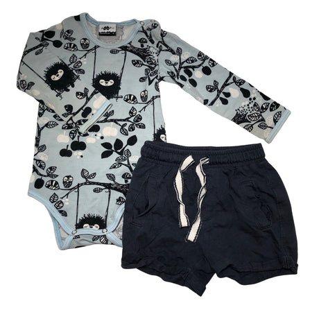 Unisex PaaPii - Bodi, suurus 74 - 80 - Helesinine ()