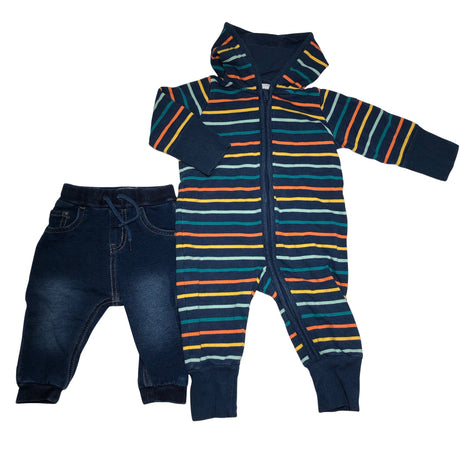 Unisex Polarn O. Pyret - Pükskostüüm, suurus 56 - 62 - Sinine ()