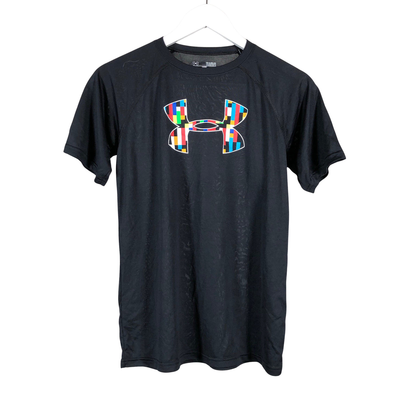 Unisex Under Armour - Spordisärk, lühikesed käised, suurus 164 - 170 - Must (1)
