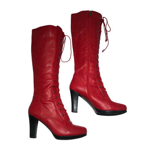 Unisex Fuzz - Saapad, suurus 40 - Punane (1)