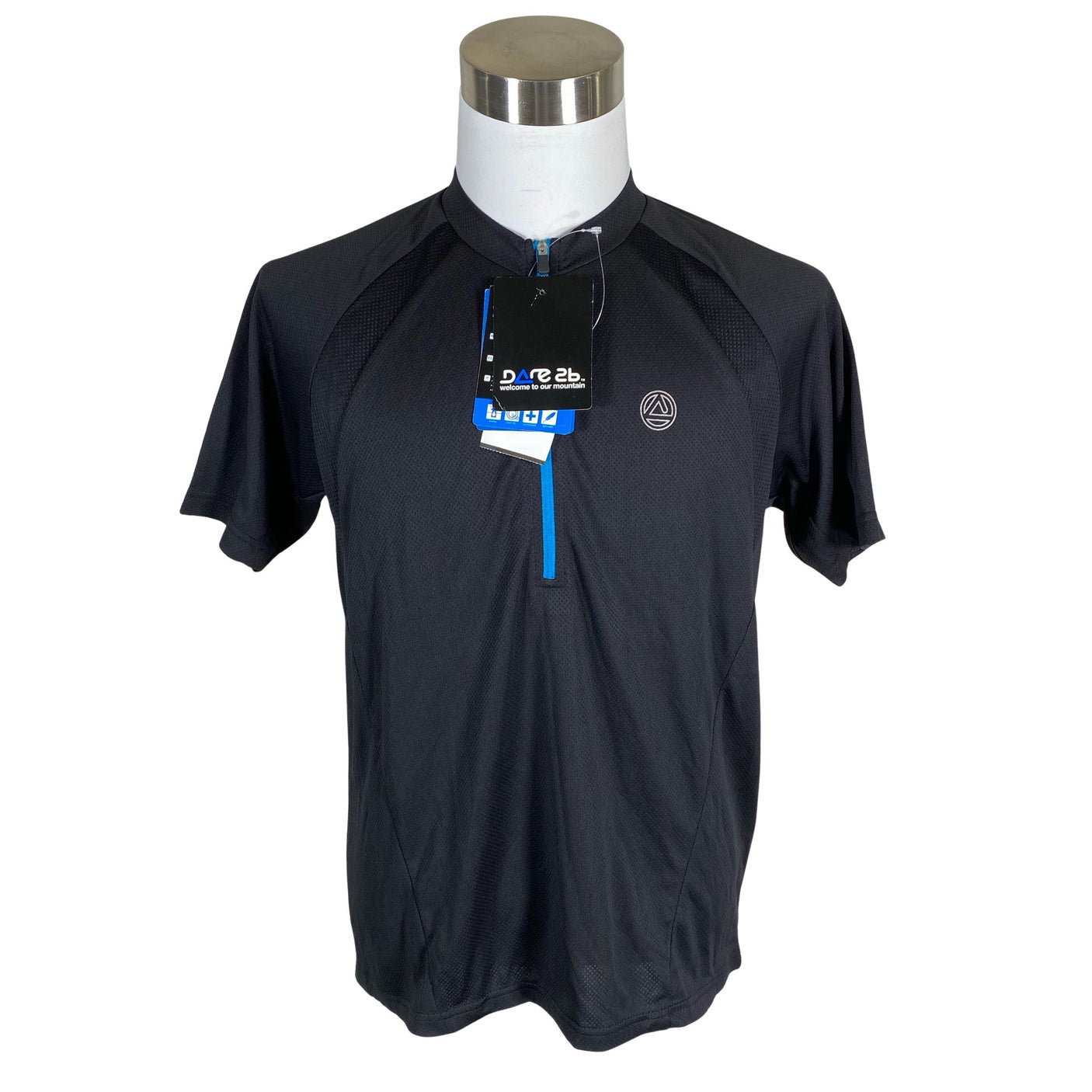 Unisex Dare 2b - Spordisärk, lühikesed käised, suurus XL - Must (1)