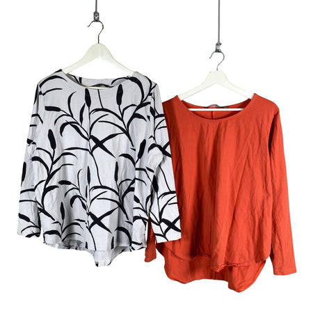Unisex NOSH - Trikotaažist pluus, suurus 50 - Oranž ()