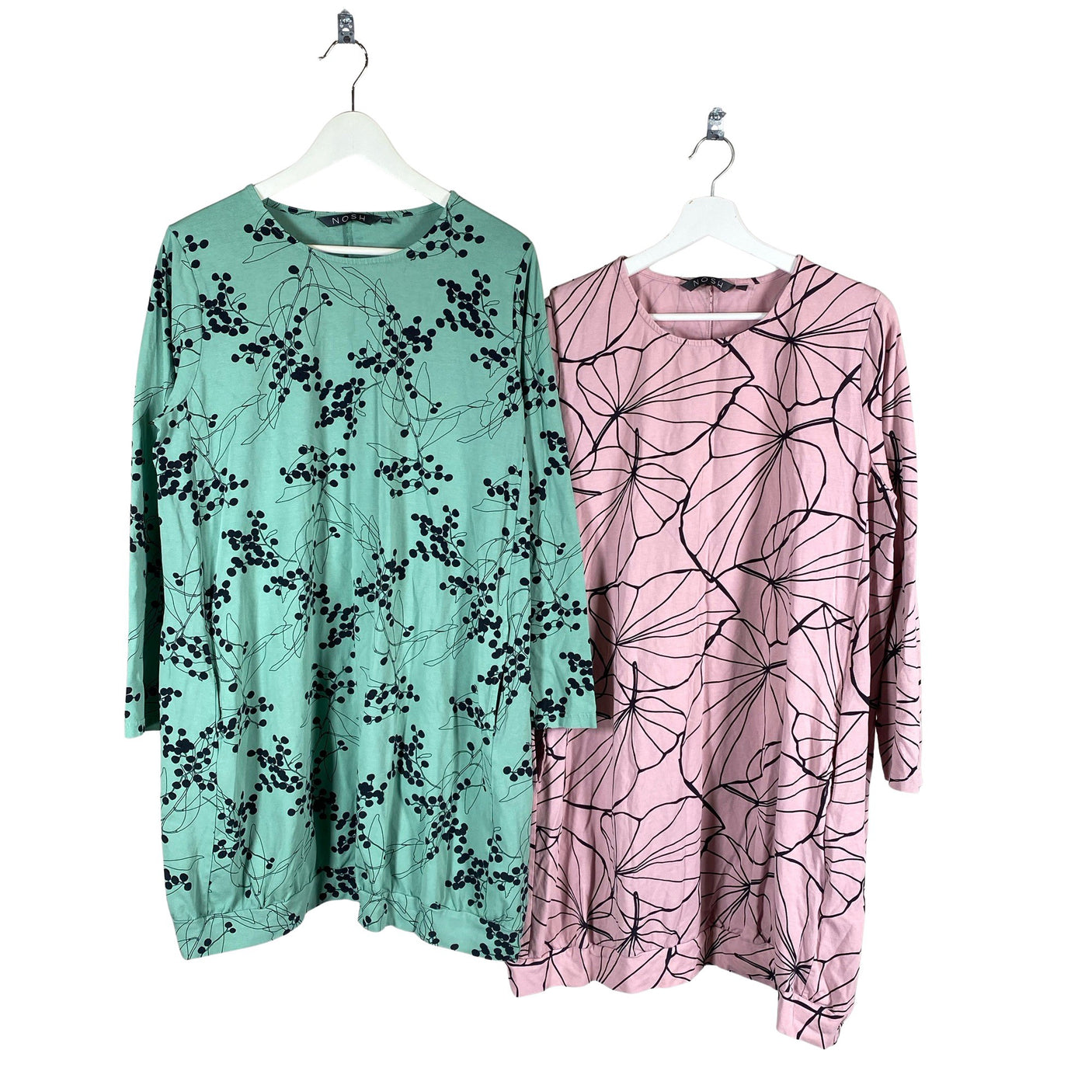 Unisex NOSH - Trikotaažist tuunika, suurus 50 - Heleroosa (1)