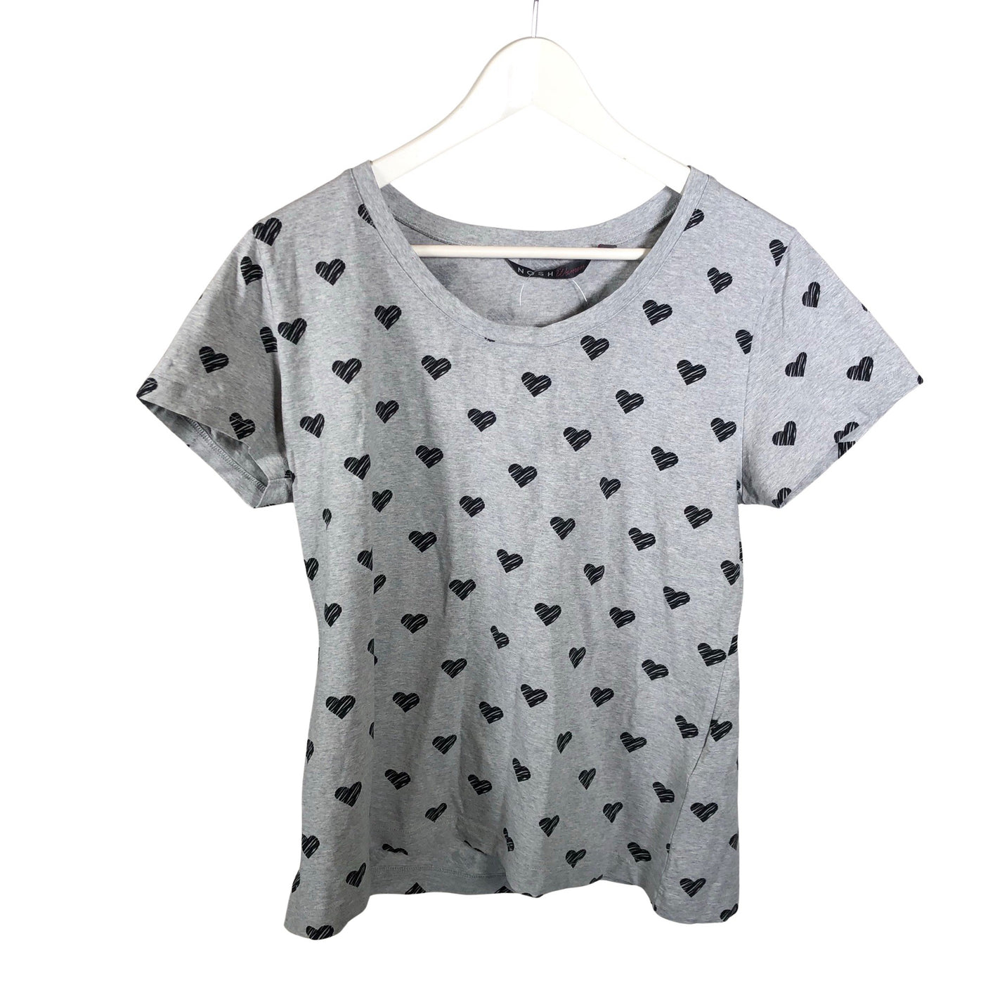 Unisex NOSH - T-särk, suurus 50 - Hall (1)