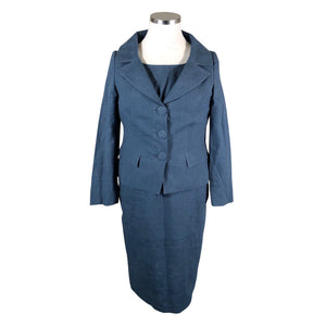 Unisex Muotikuu - Kostüüm, suurus 42 - Sinine (1)