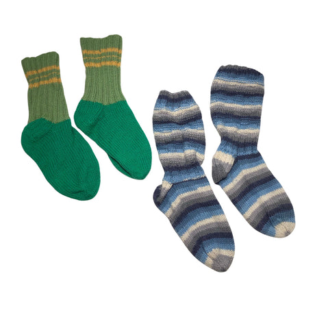 Unisex Handmade - Villased sokid, suurus 38 - Roheline ()