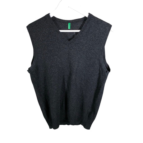 Unisex Benetton - Kootud vest, suurus 40 - Hall ()