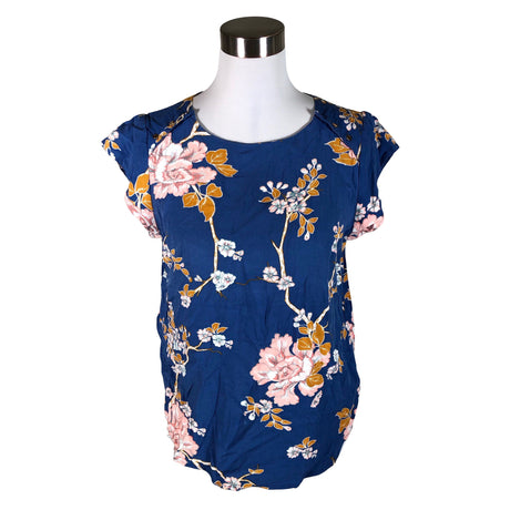 Unisex Saint Tropez - Lühikeste käistega pluus, suurus 38 - Sinine ()