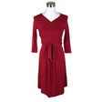 Unisex Isabella Oliver - Trikotaažist kleit, suurus 34 - Veinipunane ()
