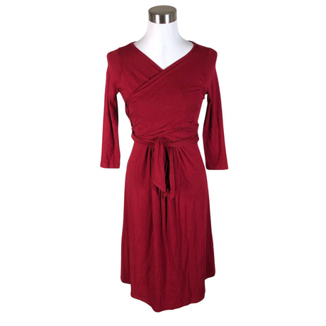 Unisex Isabella Oliver - Trikotaažist kleit, suurus 34 - Veinipunane ()