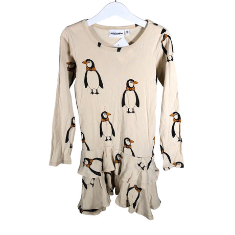 Unisex Mini Rodini - Trikotaažist kleit, suurus 116 - 122 - Beige ()