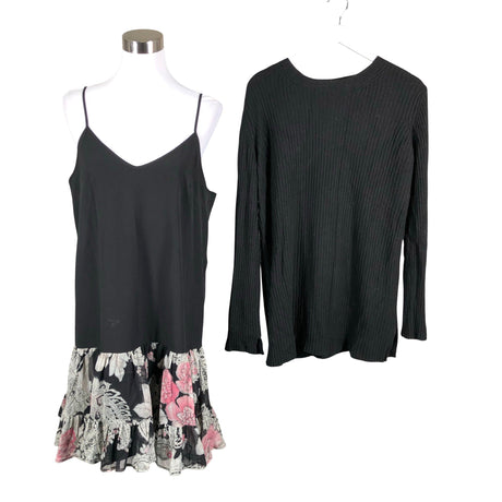 Unisex Twinset - Õhuke kleit, suurus 40 - Must ()