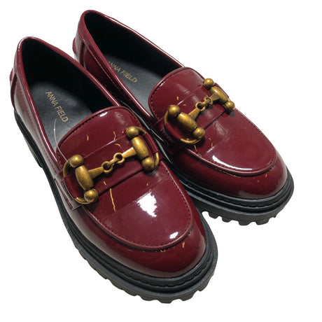 Unisex Anna Field - Mokassiinid, suurus 37 - Veinipunane (2)