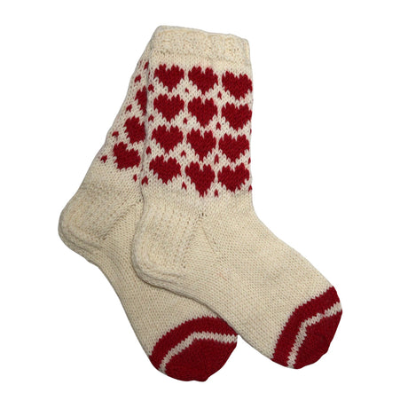 Unisex Handmade - Villased sokid, suurus 38 - Looduslik valge ()