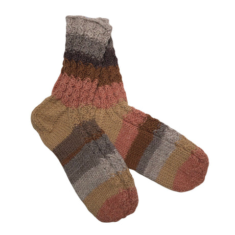 Unisex Handmade - Villased sokid, suurus 38 - Pruun ()