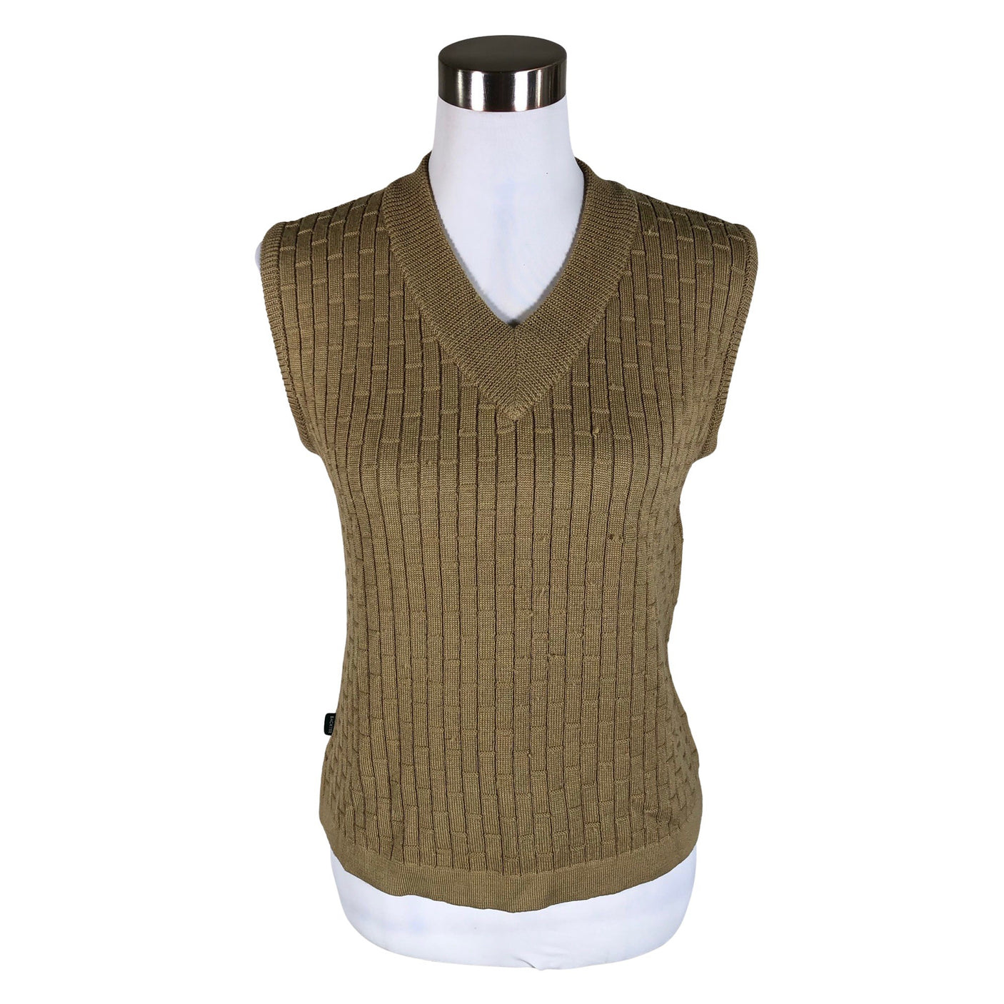 Unisex Backtee - Kootud vest, suurus 38 - Pruun (1)