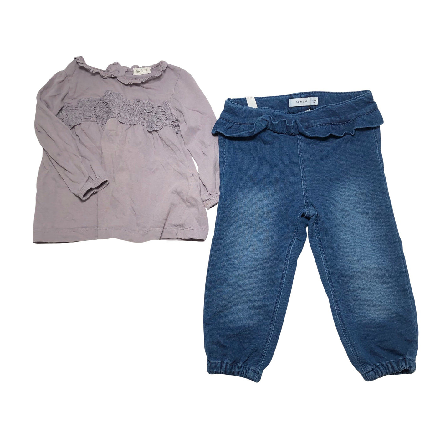 Unisex Newbie - Trikotaažist pluus, suurus 74 - 80 - Lilla (1)