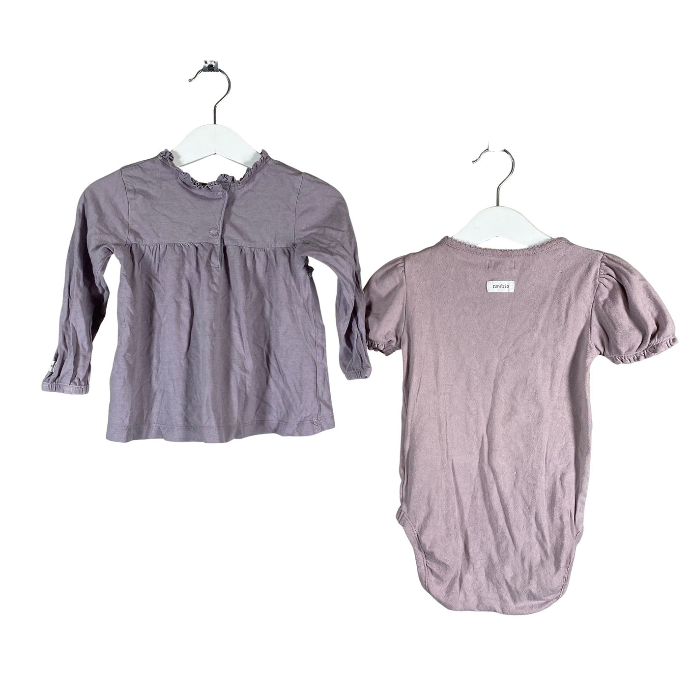 Unisex Newbie - Trikotaažist pluus, suurus 80 - 86 - Lilla (2)