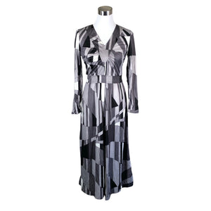 Unisex Handmade - Trikotaažist kleit, suurus 38 - Hall (1)