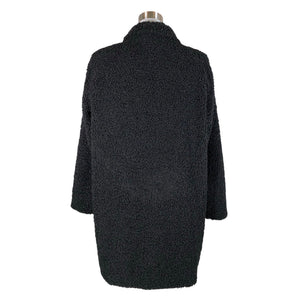 Unisex Saki - Kunstkarusnahast mantel, suurus 40 - Must (2)