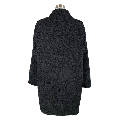 Unisex Saki - Kunstkarusnahast mantel, suurus 40 - Must (2)