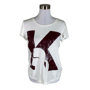 Unisex Karl Lagerfeld - T-särk, suurus 40 - Valge (1)