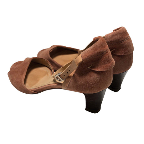 Unisex Lotusse 1877 - Kontsaga rihmikud, suurus 36 - Pruun (2)