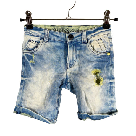 Unisex Guess - Teksast lühikesed püksid, suurus 104 - 110 - Sinine ()