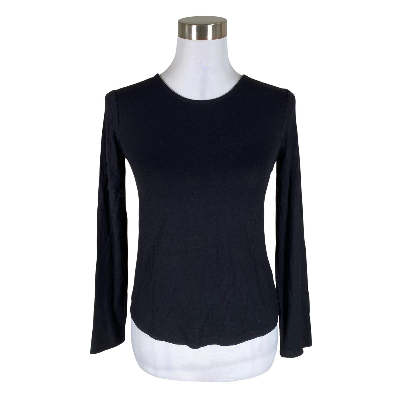 Unisex Lindex - Trikotaažist pluus, suurus 34 - Must (1)