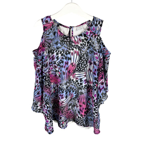Unisex Lindex - Lühikeste käistega pluus, suurus 146 - 152 - Lilla ()