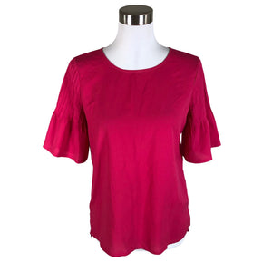 Unisex French Connection - Lühikeste käistega pluus, suurus 36 - Roosa (1)