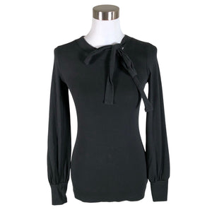 Unisex NOSH - Trikotaažist pluus, suurus 32 - Must (1)