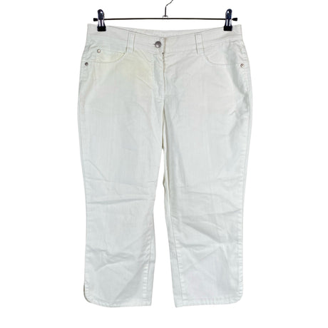 Unisex Gerry Weber - Teksast poolpikad püksid, suurus 42 - Valge ()