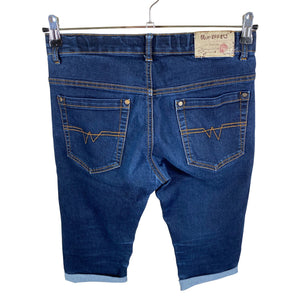 Unisex Blue Effect - Teksast lühikesed püksid, suurus 158 - 164 - Sinine (2)