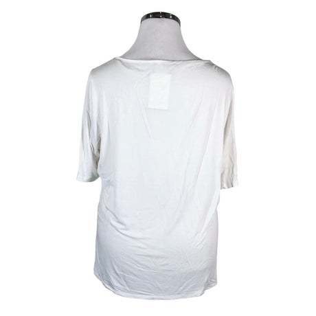 Unisex Comma - Lühikeste käistega pluus, suurus 46 - Valge (2)