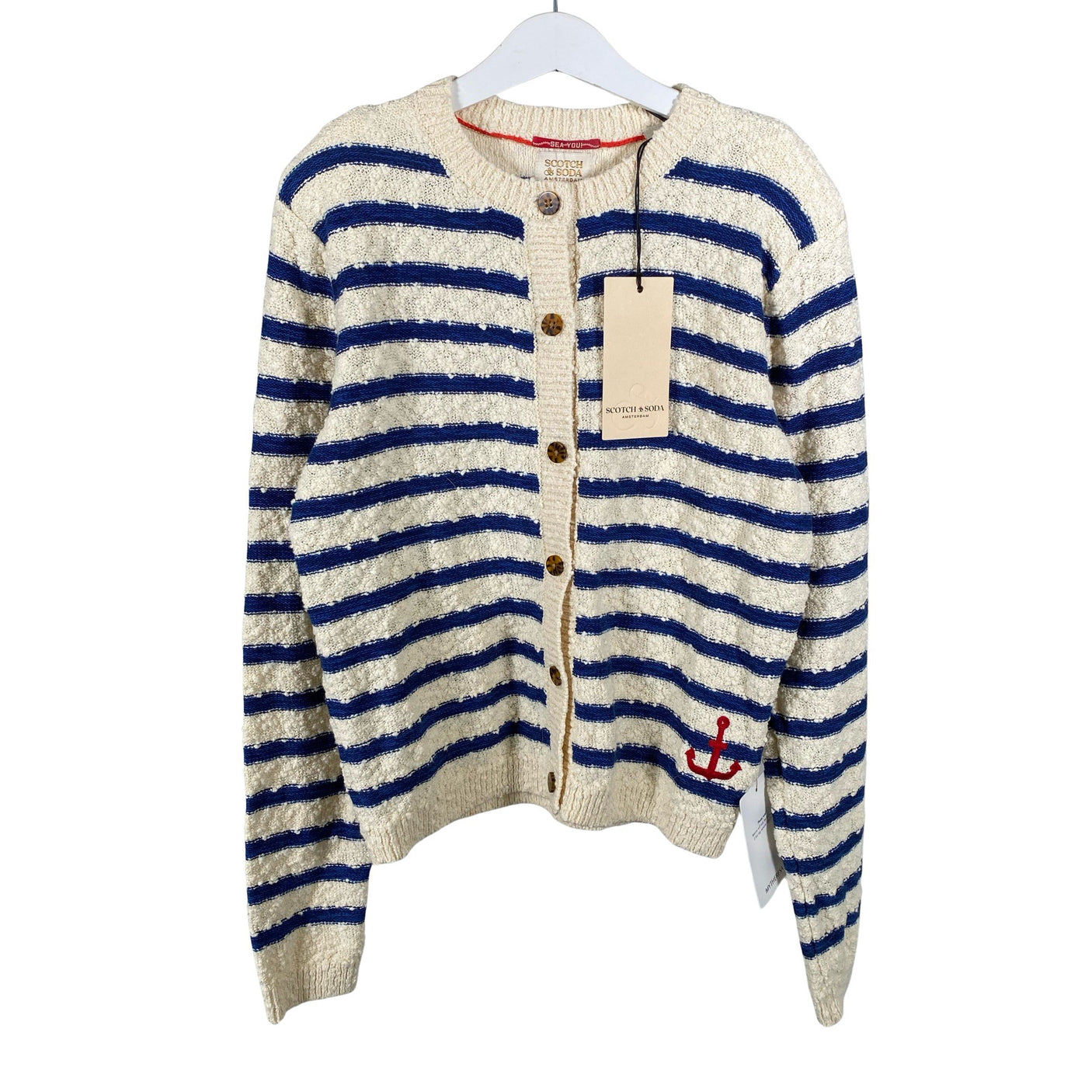 Unisex Scotch&Soda - Kardigan, suurus 158 - 164 - Looduslik valge (1)