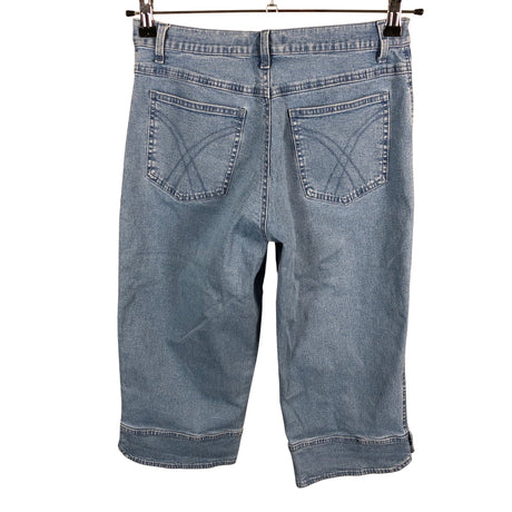 Unisex Micha - Teksast poolpikad püksid, suurus 38 - Helesinine (2)