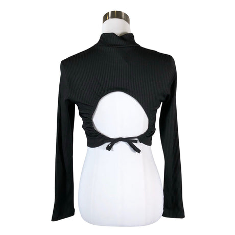 Unisex Junkyard - Trikotaažist pluus, suurus 40 - Must (2)