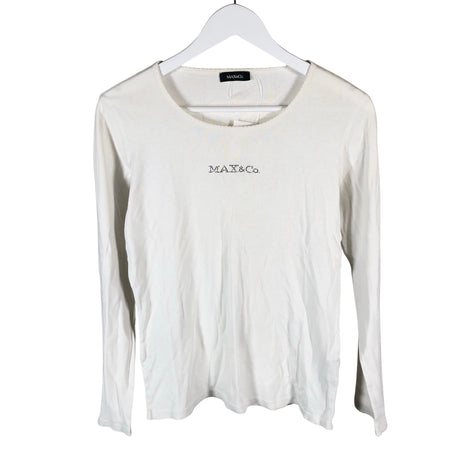 Unisex Max&Co - Trikotaažist pluus, suurus 40 - Valge ()