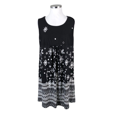 Unisex Ulla Popken - Trikotaažist kleit, suurus 46 - Must ()