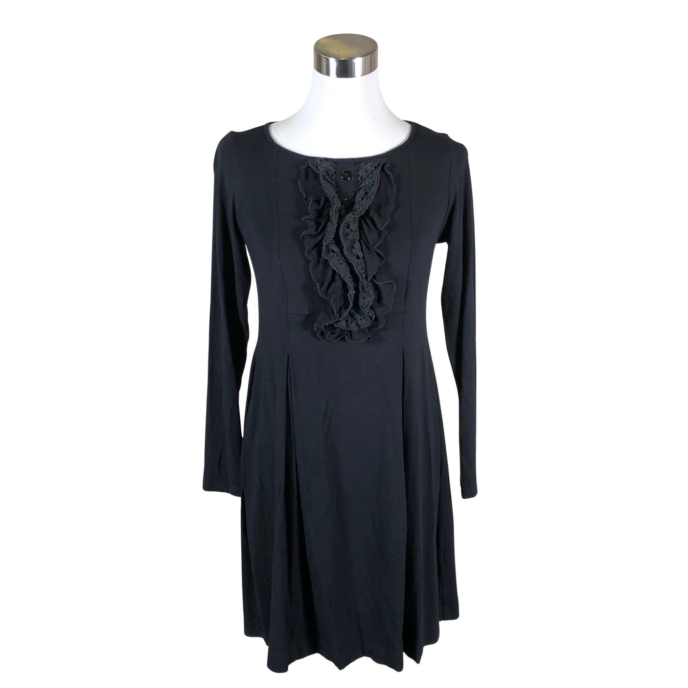 Unisex Muotikuu - Trikotaažist kleit, suurus 40 - Must (1)