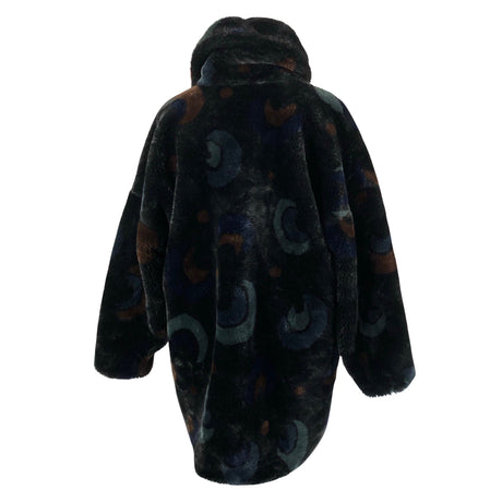 Unisex Skila - Kunstkarusnahast mantel, suurus 42 - Must (2)