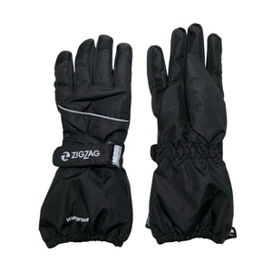 Unisex Zig Zag - Talvekindad, suurus 8 - 12 vuotta - Must (1)
