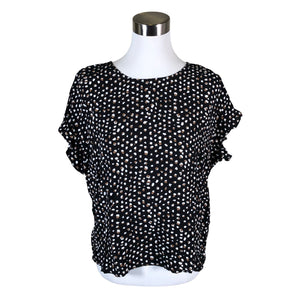 Unisex Nanso - Lühikeste käistega pluus, suurus 40 - Must (1)