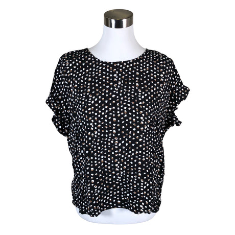 Unisex Nanso - Lühikeste käistega pluus, suurus 40 - Must ()