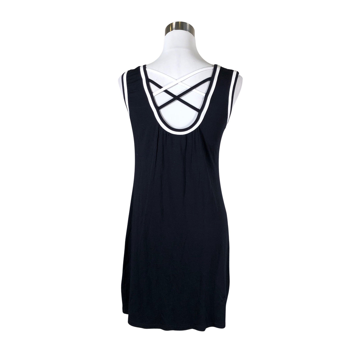 Unisex Natural st6 - Trikotaažist kleit, suurus 38 - Must (2)