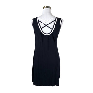 Unisex Natural st6 - Trikotaažist kleit, suurus 38 - Must (2)